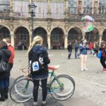 Bremen Rathaus Seifenblasen Flashmob