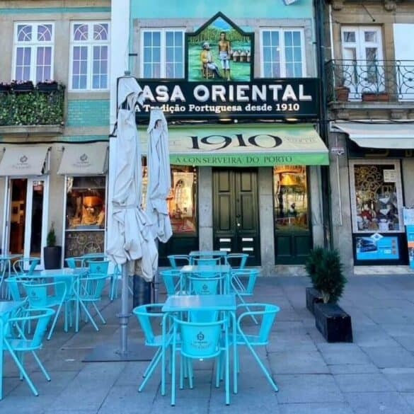 typisches restaurant porto