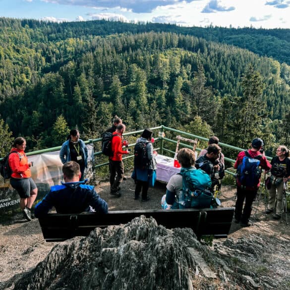 Naturpark Frankenwald beim Frankenwald Wandermarathon 2022