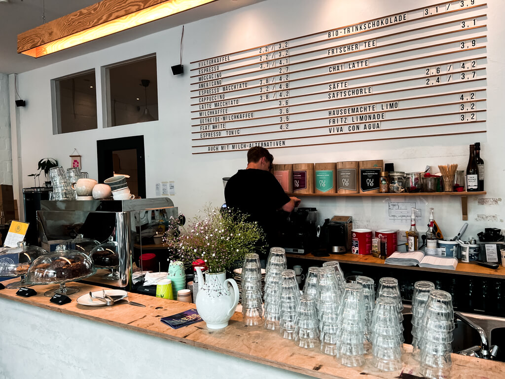Tresen Café Bruns in Braunschweig