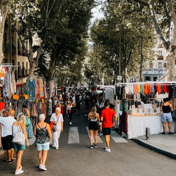 Madrid Rastro Flohmarkt