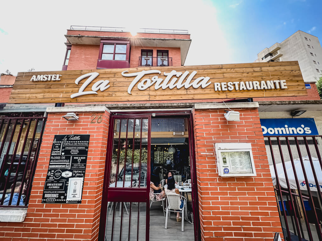 tortilla restaurant madrid ciudad lineal