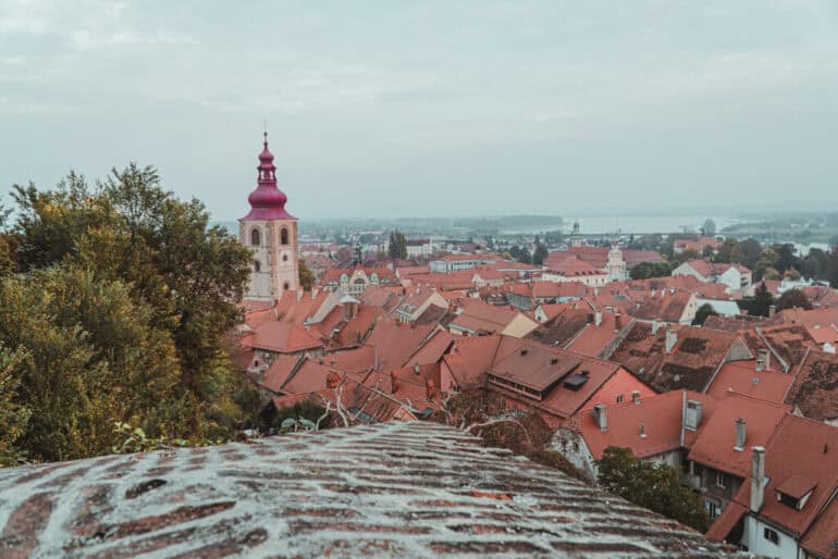 Schne Stadt In Slowenien Ebenbild