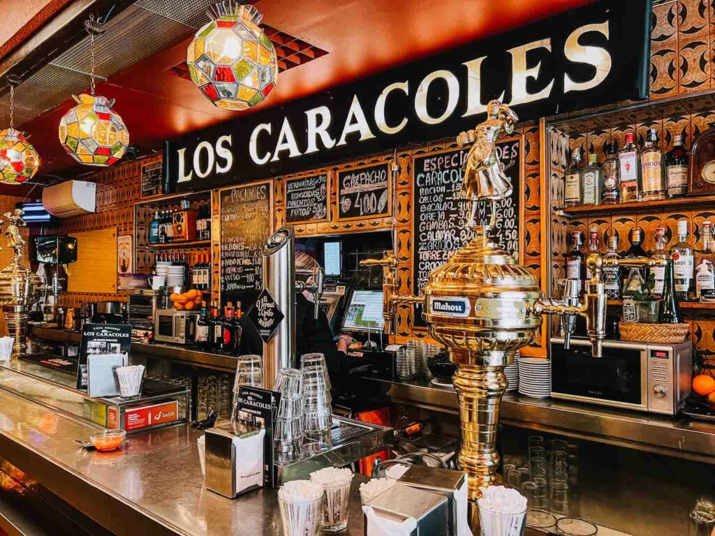 typische Tapas Bar in Madrid