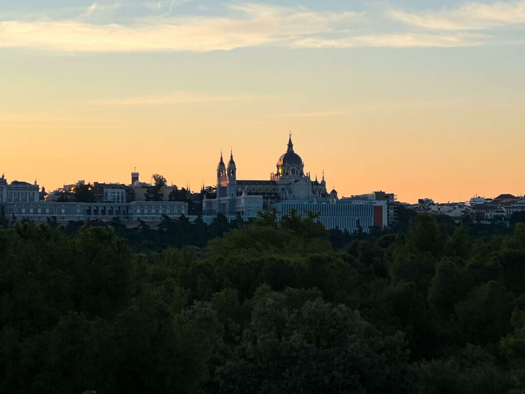 Madrid Aussicht Casa de Campo