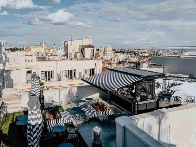 beste aussicht madrid rooftop