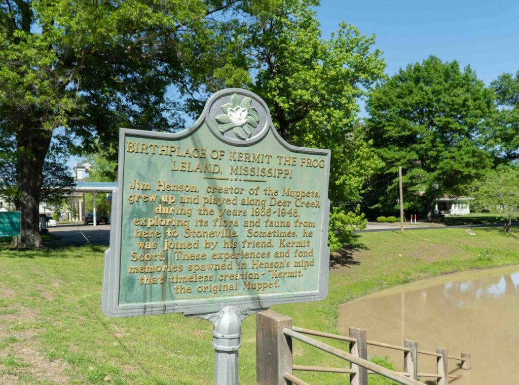 wo wurde kermit erfunden in leland mississippi