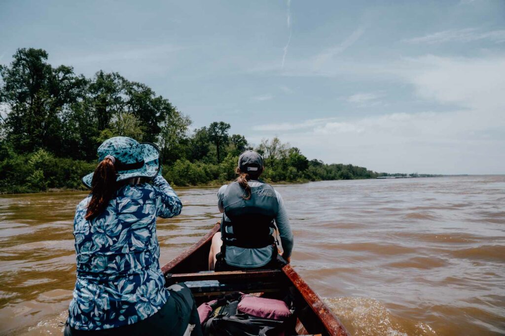 Kanutour Mississippi River Clarksdale