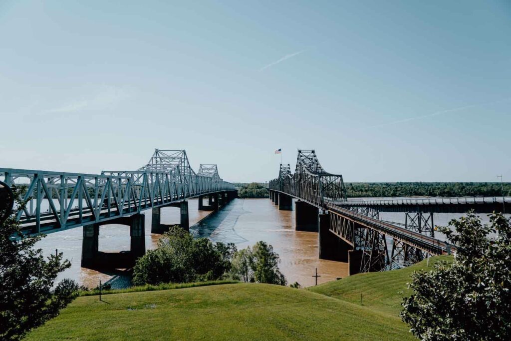 Mississippi Delta Vicksburg Bridge