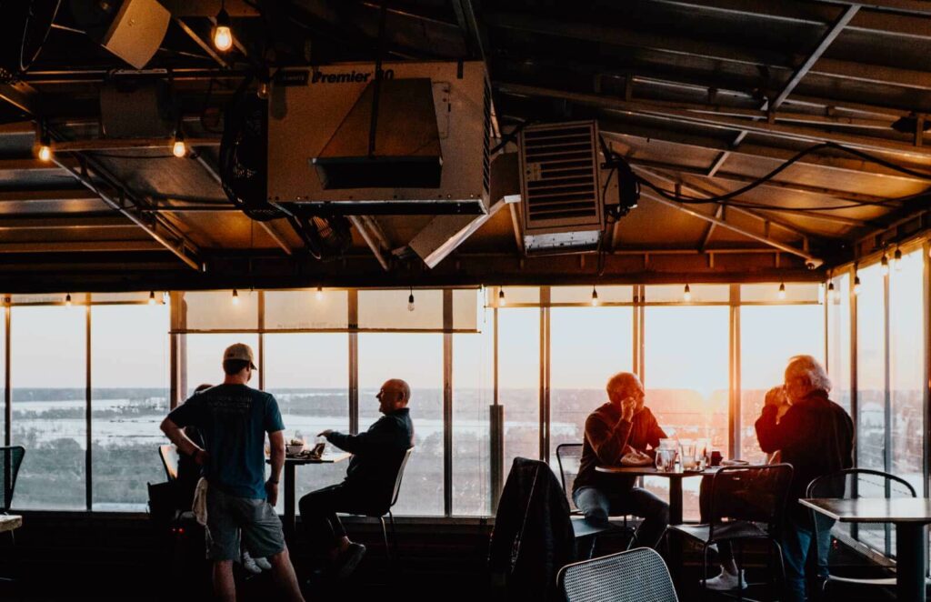 Rooftop Bar in Vicksburg Mississippi Delta