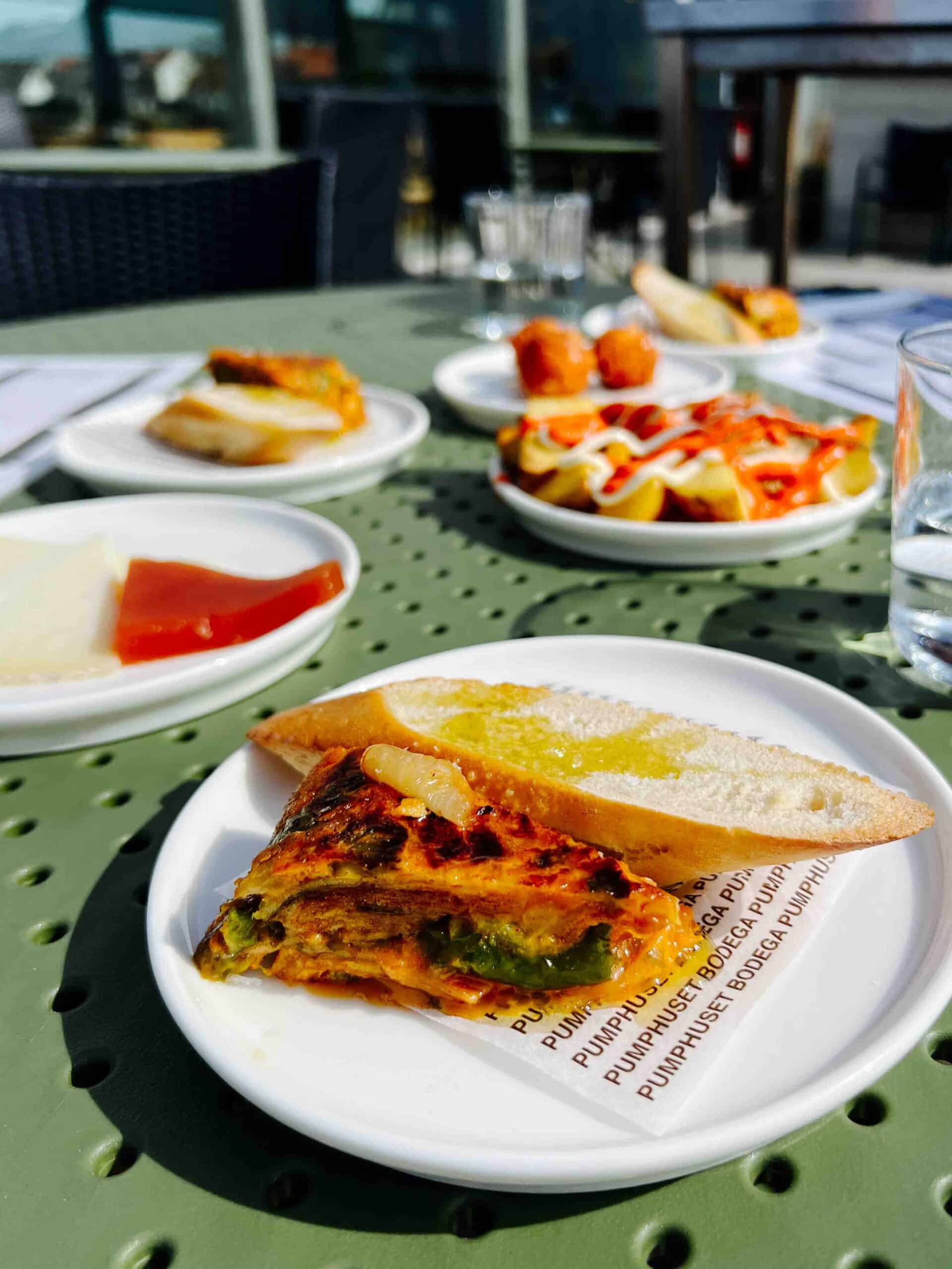 Tapas im Pumphuset in Borstahusen