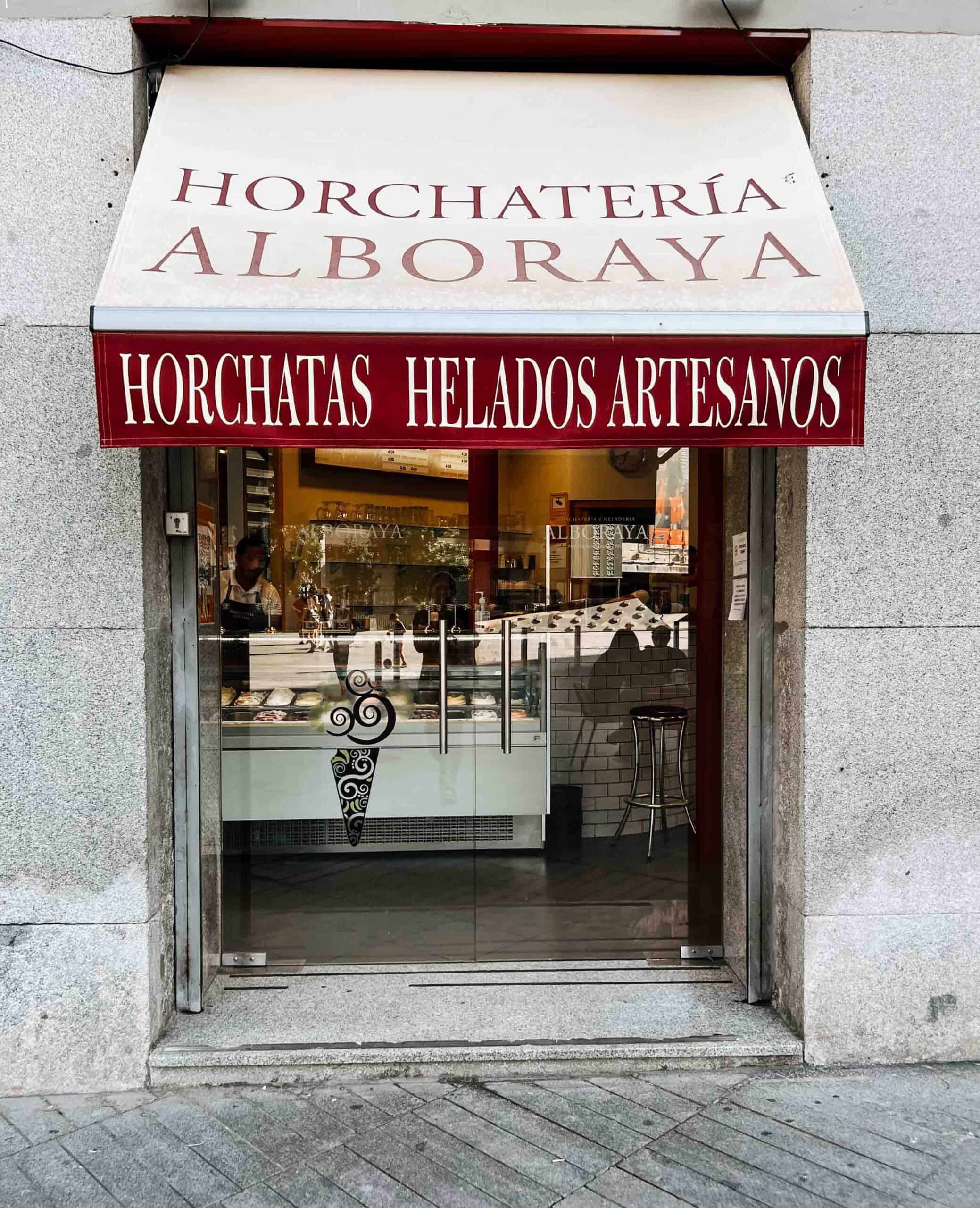 Valenzianische Horchata in Madrid
