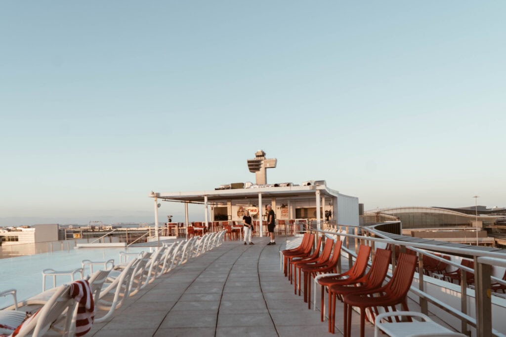 rooftop pool twa hotel