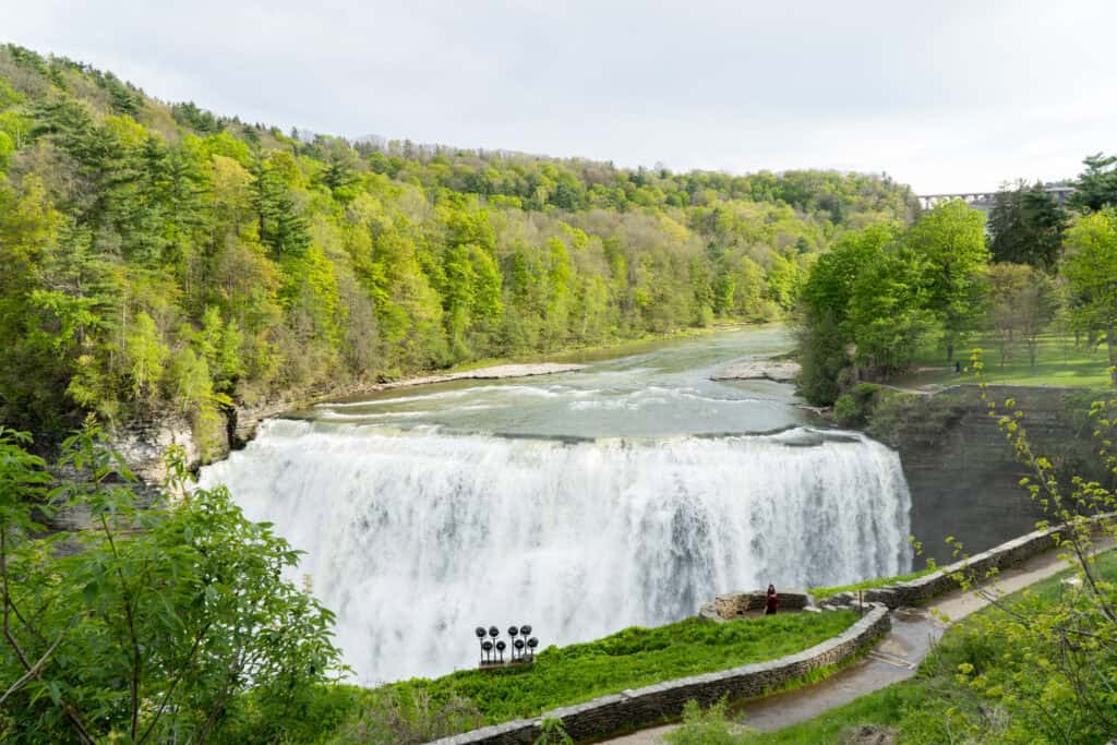letchworth state park wasserfall